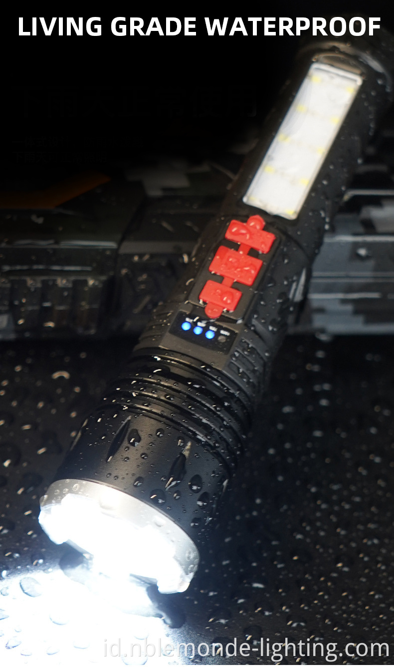 Aluminum Rechargeable Led Flashlight